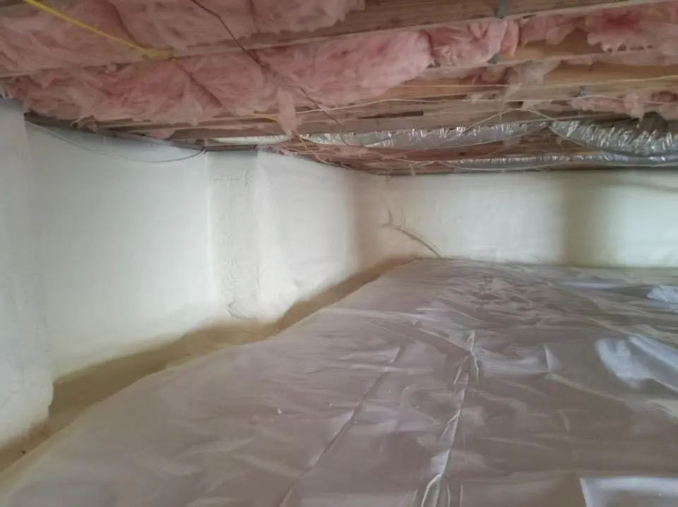 Crawl space encapsulation with closed-cell spray foam for Roof Maintenance in South San Francisco